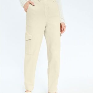 Aritzia Wilfred Cream Cargo Pants